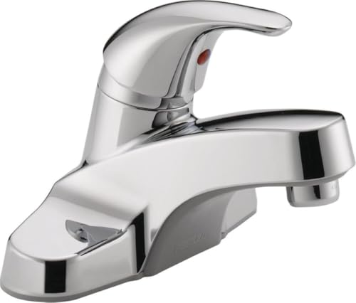 Peerless Centerset Bathroom Faucet Chrome, Bathroom Sink Fau...