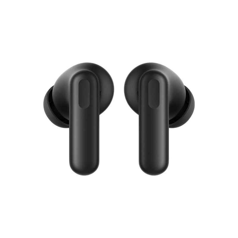 Image of 3r Earbuds for OnePlus Earbuds with Mic, 12.4mm Drivers, Playback:Upto 58hr case,4-Mic Design, IP55 Rating, TWS Ear Buds with mic(Black.SHT)