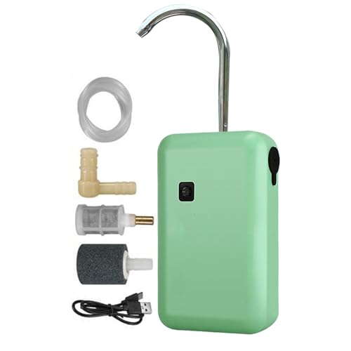 Bomba de Aire para peceras | Bomba de oxígeno de Aire automática, versátil y portátil, Accesorios aireadores para peceras para Limpiar el Agua y Pescar al Aire Libre