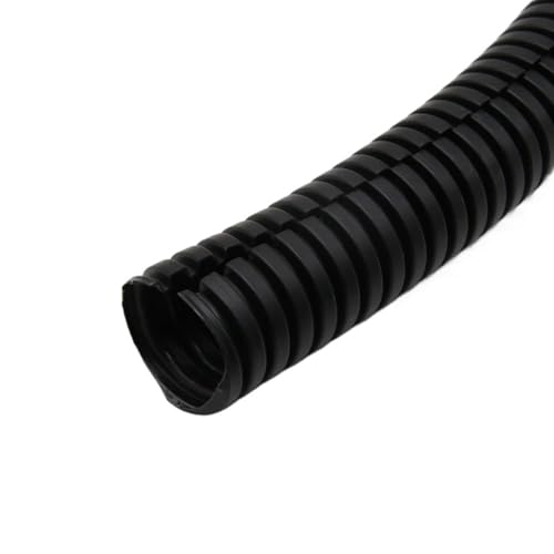 Câble électrique flexible sous gaine polypropylène ondulée noire 5m isolation câblage maison
