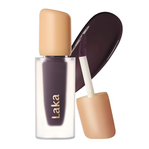 Image of Laka Fruity Glam Tint | Glowing Korean Lip Tint with Hydrating Lightweight Texture | Buildable Color, Non-Sticky High Shine Gloss | K-Beauty Korean Makeup | #198 Gloom, 0.15oz