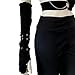 HeiBai Xiong Punk Arm Warmers For Women Goth Fingerless Grunge Gloves Arm Sleeves Y2K