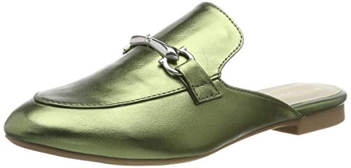 Marco Tozzi 2-2-27300-22, Mules para Mujer, Verde (Green Metallic 750), 37 EU