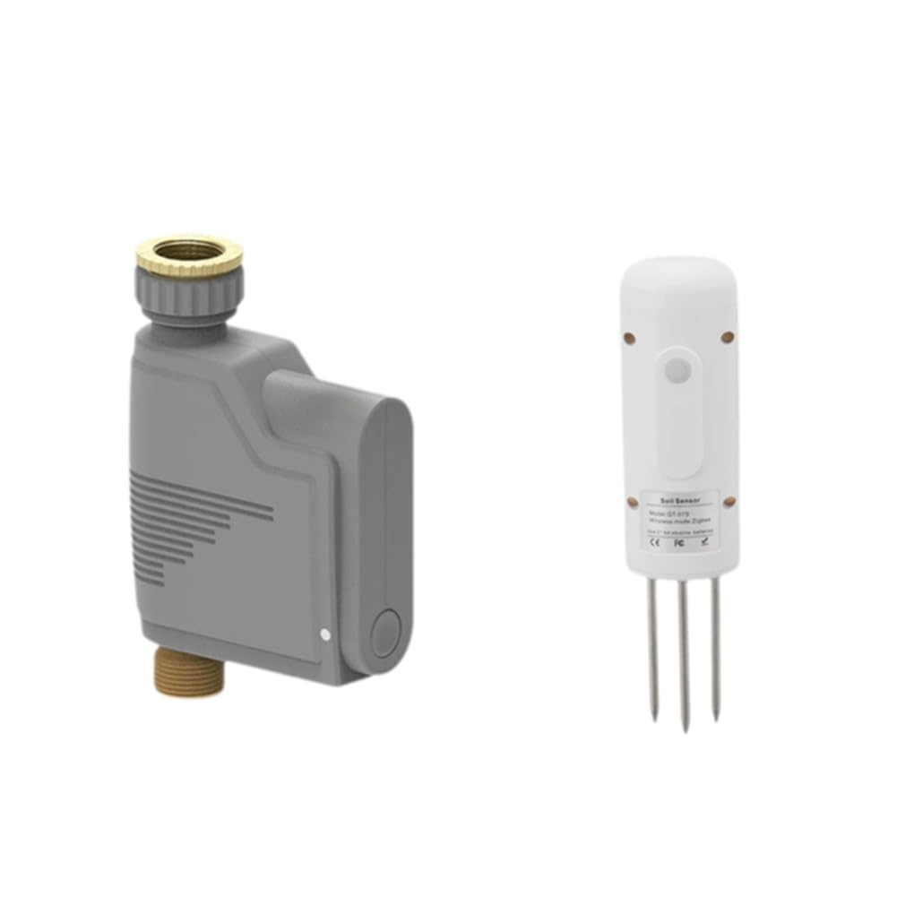 Detector de Humedad y Temperatura del Suelo Zigbee con Controlador de Riego, Comprobador Inteligente Inalámbrico, Sensor de Suelo y Medidor de Humedad.