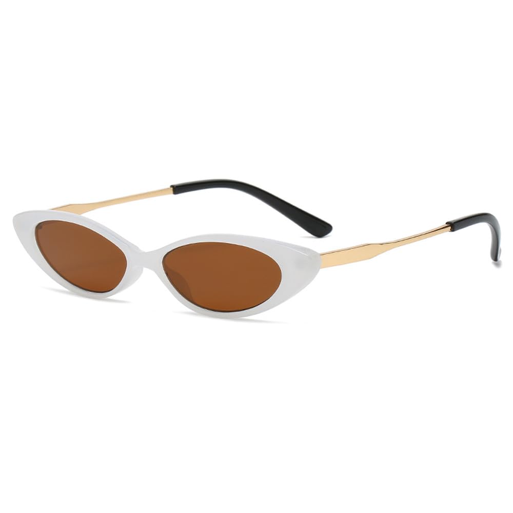 Okulary ochronne, małe, damskie, w stylu kocich oczu, okulary przeciwsłoneczne, wąskie, przyciemniane, ko
