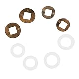 DECORNIJIA 8個 はさみガスケット 理容せん断ガスケット 理髪師のはさみパッ