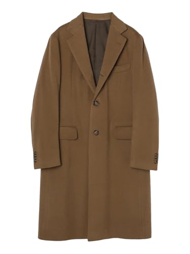 [シップス] コート ウール/カシミヤ ロング チェスターコート メンズ 114140276 キャメル S（Amazon）