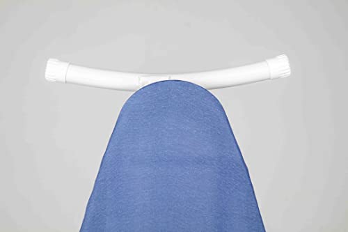 Wholesale Hotel Products 48” Contour Leg Ironing Board- Blue Cover/White Frame- Sturdy Contour Leg Design For Stability- Secure Leg Locking Safety Feature- Adjustable Heights- Home Ironing Board #TOP1