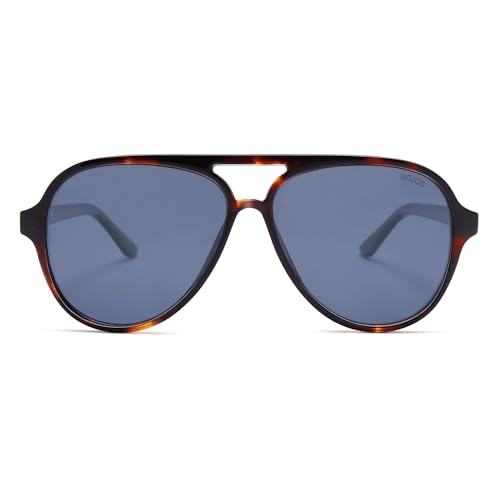 Image of SOJOS Classic Polarized Aviator Sunglasses for Women Men, Retro Trendy Aviators Shades SJ2201