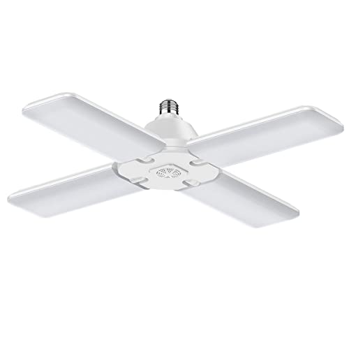 La mejor comparación de Sistemas iluminación automatizados negocio disponible en línea para comprar. 33 Feit Electric Luz LED de cochera, 3 paneles ajustables de rosca para tienda, base E26, 12000 lúmenes, no regulable, luz de día de 5000 K, luz de techo de cochera, blanco...