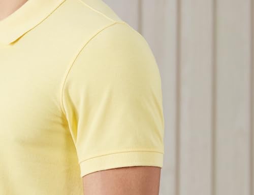 Image of Amazon Brand - Symbol Men's Cotton Rich Solid Polo Tshirt | Collar Tshirts | Half Sleeves | Plain-Regular Fit (Available in Plus Sizes and Combo Pack of 2)