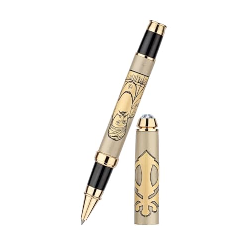 Image of Guru Nanak Dev ji Etched Pen | Onkar and Khanda Sword Inscribed Pen for Gfiting Stylish Engraved Metal Pen, Gift for Office Use (Lord Waheguru) | Punjab and Sikh Divine Pen