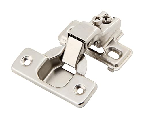 Silverline Face Frame Concealed Euro 105Deg Regular Closing Compact Cabinet Hinges, 6 Pack #TOP3