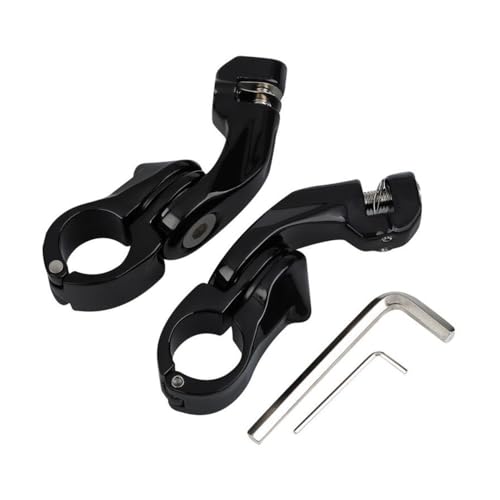 Repose-pieds moto 32mm pour protection moteur courte et inclinée