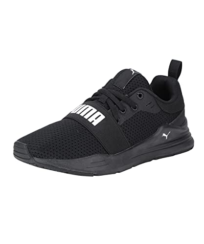 PUMA Wired Run Ps, Unisex dziecięce trampki, Czarna puma, biała puma, 12.5 UK Child