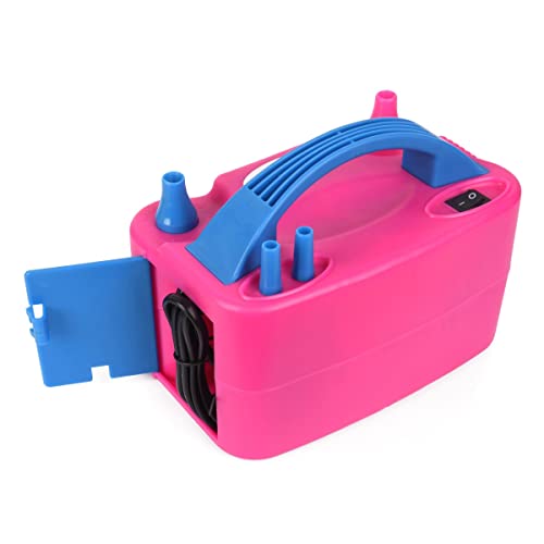 Inflador Compressor Balão Bexiga 2 Bico Festa Aniversário Cor:Rosa110v