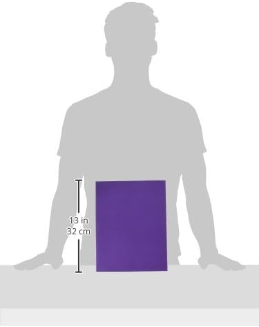 School Smart Extra Large 2-Pocket Folders, 9 x 12 Inches, Assorted Colors, Pack of 25