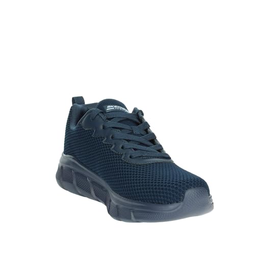 Skechers Uomo Bobs Sport B Flex - Chill Edge Sneaker In Blu Navy Blue, Taglia 42, Vegan, Lavabile In Lavatrice - 5