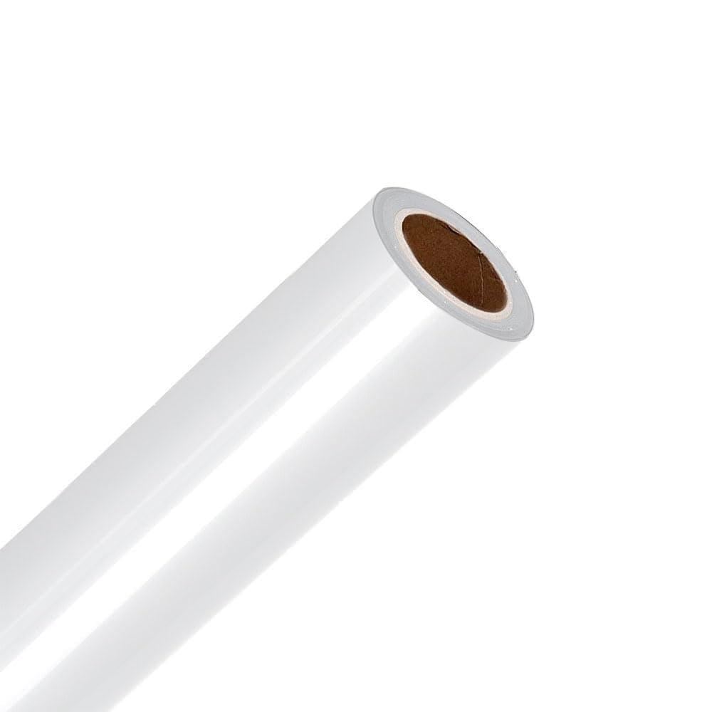 guangyintong Heat Transfer Vinyl Reflective White HTV Roll, 12" x 10ft