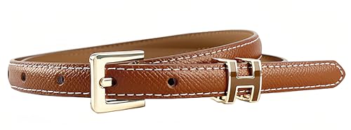 Ceinture fine en cuir pour femme accessoire mode pantalon et jupe