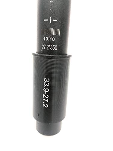 HONG111 Seatpost Adapter Shim, Bicycle Seat Post Tube Adapter, Seatpost Reducing Sleeve Shim for Mountain Bike, Road Bike, MTB, BMX, Fixie Gear. Convert A 27.2 Seat Post to Fit A 33.9 Seat Tube. - Thumbnail 3