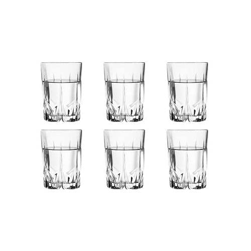 Pasabahce Karat Water Glass Set, 250ml, Set of 6, Clear