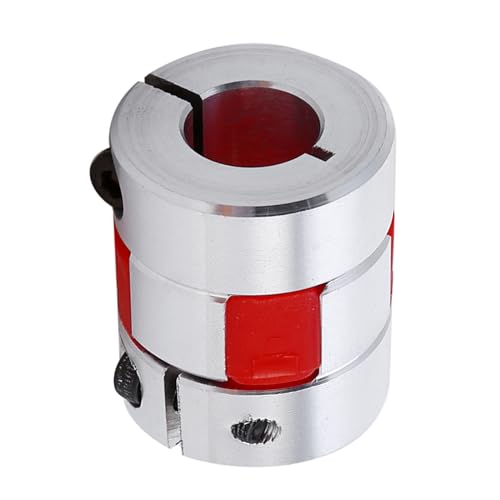 ANKROYU 8x12 mm Flexible Plum Coupling Encoder, Aluminium CNC Stepper Motor Coupler, Wear Resist Flexible Plum Shaft Coupling, Industrial Control Components