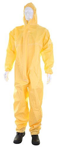 SMS DISPOSABLE COVERALL YELLOW M