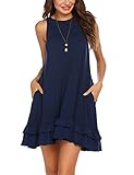 【Anlass】 Womens Casual Kleider eignet sich für lässig, Straße, täglich, Strand, formelle, Party, zu Hause, Schule, Sommerkleider/ Kurzarm Kleid, ideal für Mode Frauen.