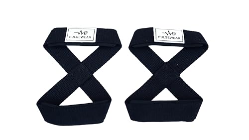 Figure 8 Weightlifting Straps – Heavy-Duty Lifting Support for Deadlifts,