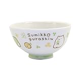 アサヒ興洋 すみっコぐらし 茶碗 ホワイト 直径11.2×高さ5.9cm ご飯がつきにくい 食洗機対応 電子レンジ対応 日本製