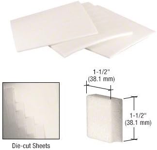 CRL 1-1/2" x 1-1/2" x 1/4" Super Duty Shipping Pads