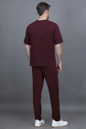 Image of GODFREY Co ord Set For Men Stylish - Cotton Track Suit For Man Summer T Shirt Lower Set