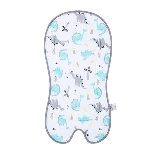 Baby Carriage Cushion, Breathable Stroller Mat, Cotton Stroller Cushion for Newborn Infant Toddler, 24.4x13.38in, Style 2