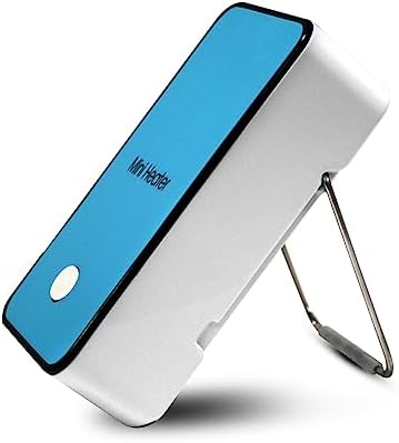 Safety Energy-saving Heater Mini Portable Room Office Desktop Electric Fan Heater Air Warmer Blue