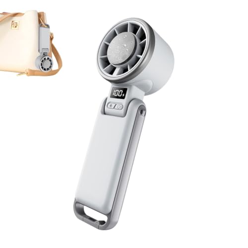 Ventilador de mano recargable portátil de 4000 mAh para evitar el calor en exteriores 2
