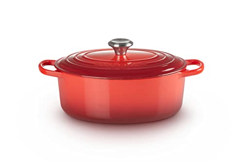 Image of Le Creuset Evo Oval Casserole 31 Cm-Cherry Red