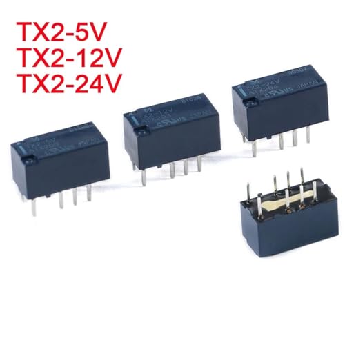 Relais de signal CC 12V TX2-12V 8 broches pour commutation de circuit 2A - 2