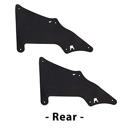 Ecotric Splash Shield Compatible With 2003-2009 Toyota 4Runner With Clips Fender Liner Guard Seals Splash Guard 4 Pcs #TOP4