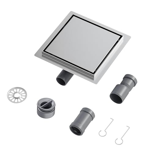 Neodrain Bodenablauf Dusche Edelstahl Duschrinne Quadratisch 20 x 20 cm mit...