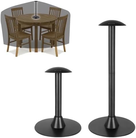 RICHIE Adjustable Patio Furniture Cover Support Pole 11 or 20 Inch Rustproof ABS