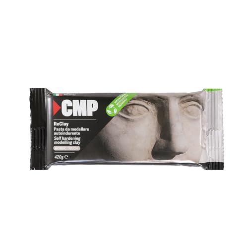 MOROCOLOR CMP - Pasta Modellabile Autoindurente ReClay Nordic Touch 420g, Panetto Facile da Modellare per Artisti Professionisti e Lavoretti Creativi Fai da Te di Design, 98% Naturale Leggera Compatta