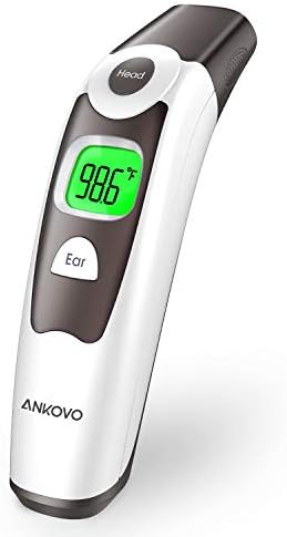 Baby Thermometer- Medical Digital Infrared Forehead and Ear Thermometer for Fever, Clinically Approved Temporal Thermometer (Thermometro Digital) - Suitable for Babies and Adults