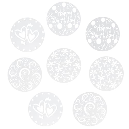 BESPORTBLE �P�[�L�f�R���[�V�����X�e���V�� ���󂭂蔲���J�b�g �P�[�L�e���v���[�g ���e�A�[�g�^ �z�[���x�[�L���O�p 8�Z�b�g