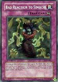 Amazon.com: Yu-Gi-Oh! - Bad Reaction to Simochi (LOD-093) - Legacy of Darkness - Unlimited Edition