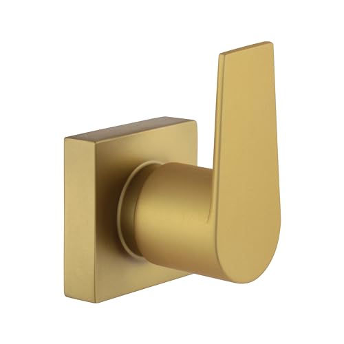 Acabamento Para Registro Quadrado Alavanca Dourado Fosco Padrão Deca