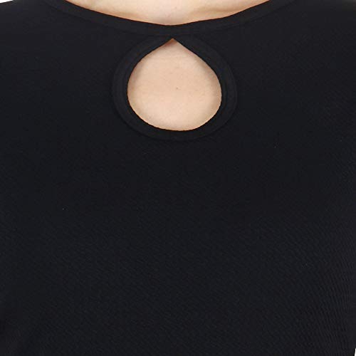 Image of POPWINGS Casual Plain Key Hole streachable Kurti