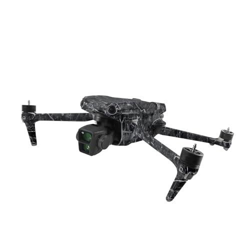Image of MightySkins Skin Compatible with DJI Air 3 - Onyx Marble | Protective, Durable, and Unique Vinyl Decal wrap Cover | Easy to Apply, Remove, and Change Styles