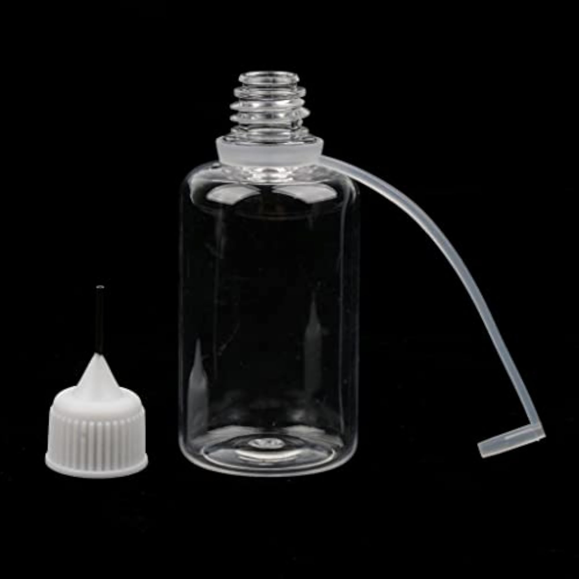 5x5x 30ml Empty Plastic Squeezable Liquid Dropper Bottles