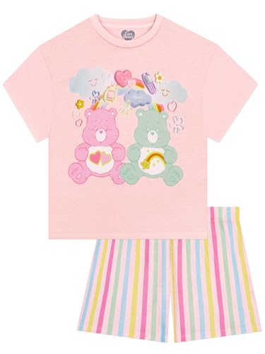 Care Bears Pyjama Court, Pyjama Ourson Fille, Pyjamas Fille, Rose 4-5 Ans